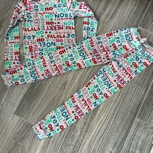 The Children's Place Festive Pajama Set - Red, Green, Blue